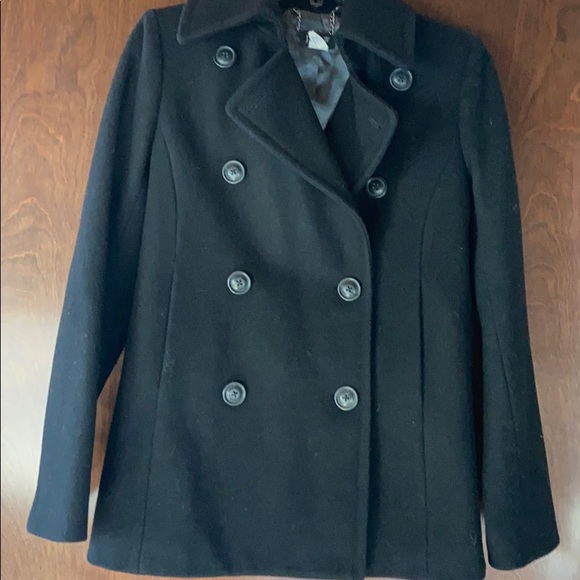 J Crew Wool Coat size extra small XS Black - Picture 1 of 4